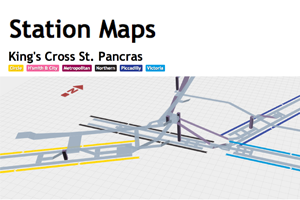 3D Station Maps